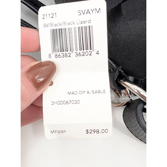 Coach Madison Black Op Art Sateen Isabelle Jacquard Signature 21121 Shoulder Bag - Picture 2 of 12